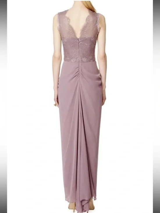 NWT BCBG Size 4 Vampire Diaries purple lace prom wedding dress ASO Elena Gilbert - Picture 5 of 11